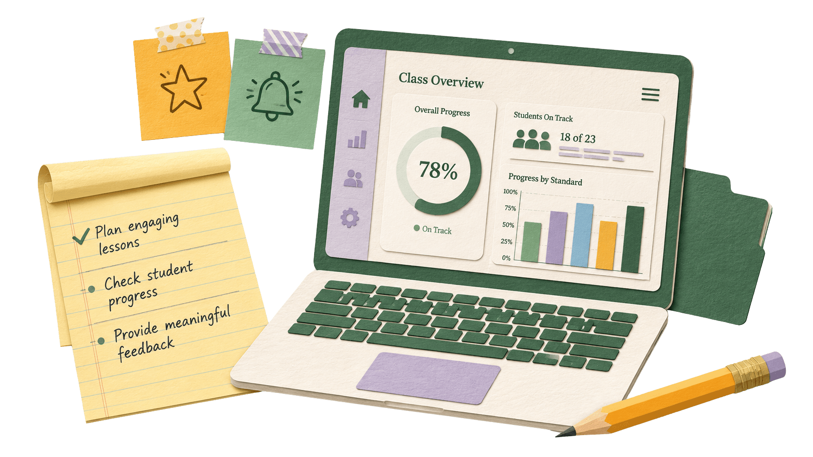 Schooltoolz classroom tools illustration